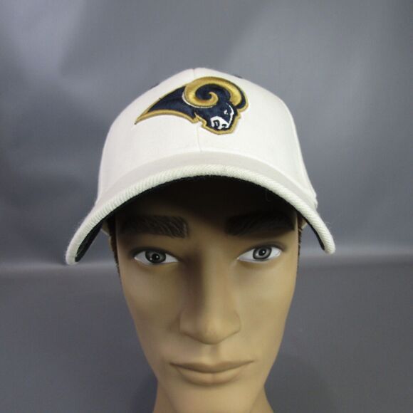 St. Louis Rams One Fit Hat NFL Reebok Stretch Flexible Cap Embroidered Logo - Picture 2 of 8